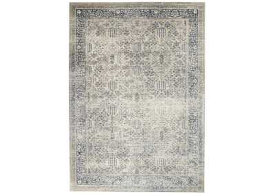 Image for Malta by kathy ireland Home MAI12 Ivory/Blue 9'x12' Area Rug