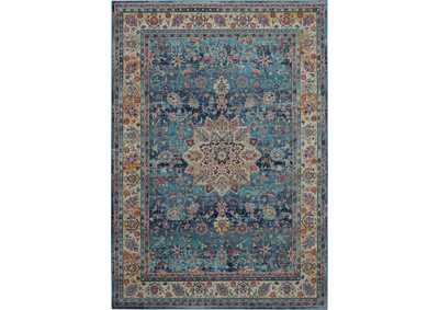 Image for Nourison Vintage Kashan VKA01 Blue Multicolor 5'x8' Oushak Area Rug
