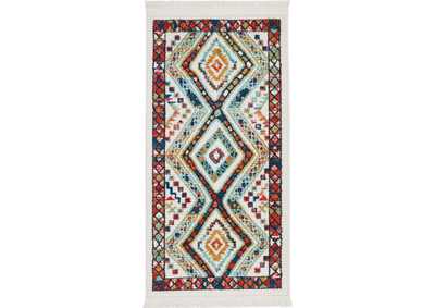 Image for Nourison South Western 2' X 4' White Multicolor Tribal Area Rug