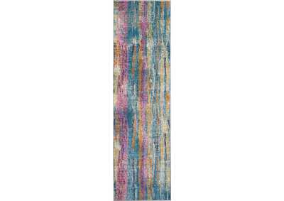 Image for Nourison Passion PSN16 Multicolor 8' Runner Hallway Rug