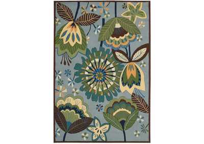 Image for Nourison Fantasy FA12 Blue 5'x8' Area Rug