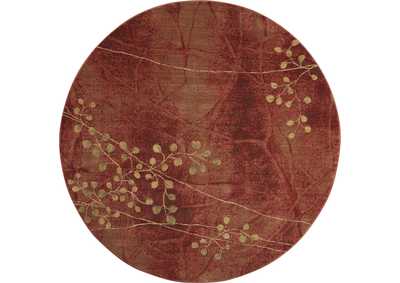 Image for Nourison Somerset ST74 Red 8' Round Rug