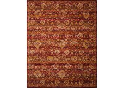 Image for Nourison Rhapsody RH007 Red and Yellow 8'x10' Rug
