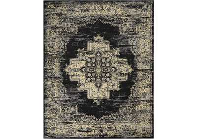 Image for Nourison Grafix GRF14 Black and White 8'x10' Large Rug