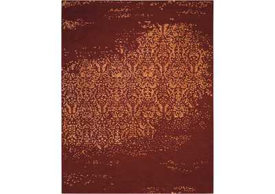 Image for Nourison Opaline OPA08 Burnt Orange 10'x14' Oversized Rug