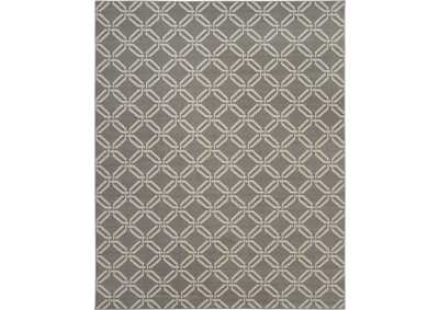 Image for Nourison Jubilant JUB17 Grey 8'x10' Large Low-pile Rug