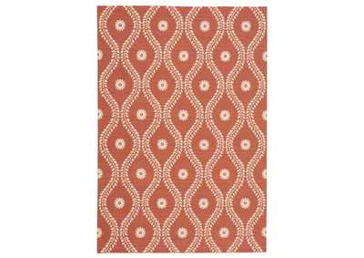 Image for Nourison Home & Garden RS085 Red and Brown 4'x6' Area Rug