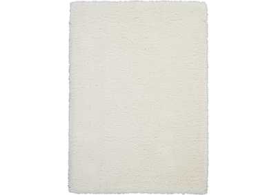 Image for Nourison Luxe Shag LXS01 White 9'x12' Oversized Rug