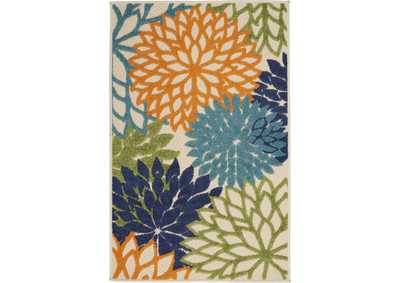 Image for Nourison Aloha ALH05 Multicolor 3'x4' Indoor-outdoor Area Rug