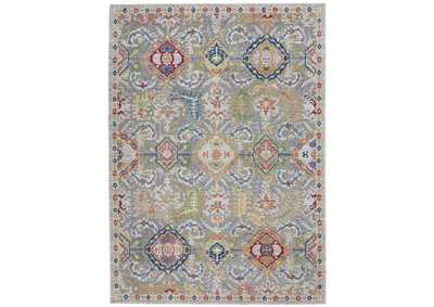 Image for Nourison Ankara Global ANR12 Grey Multicolor 5'x8' Persian Area Rug
