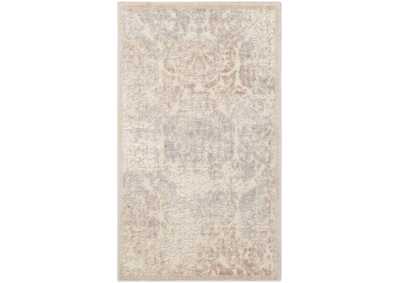 Image for Nourison Graphic Illusions 2'x4' White Area Rug