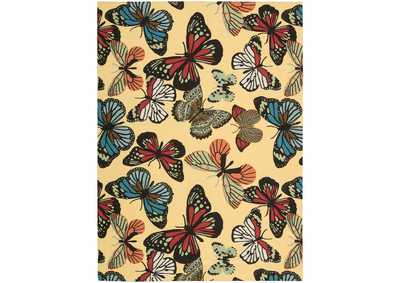 Image for Nourison Home & Garden RS018 Yellow 5'x8' Area Rug