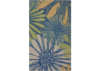 Image for Nourison Home & Garden 2'x4' Blue Area Rug