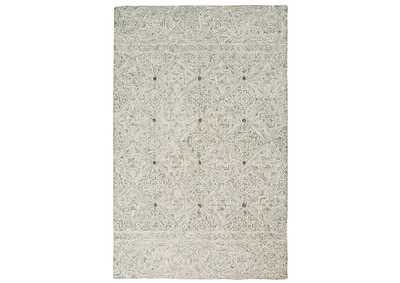 Image for Nourison Azura AZM01 Grey 5'x8' Farmhouse Area Rug
