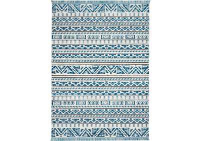 Image for Nourison Kamala DS503 Blue and White 9'x13' Oversized Rug