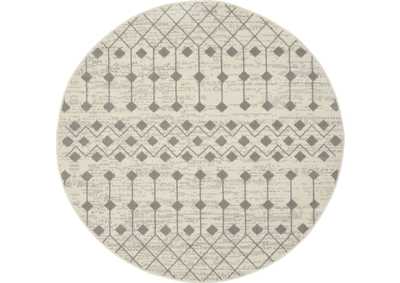 Image for Nourison Grafix 5' Round Ivory Area Rug