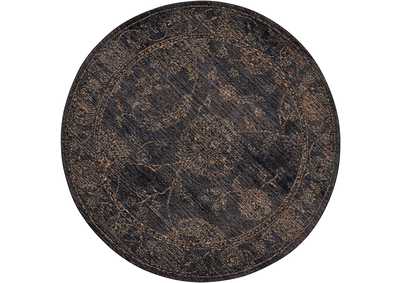 Image for Nourison 2020 NR202 Charcoal 5' Round Area Rug