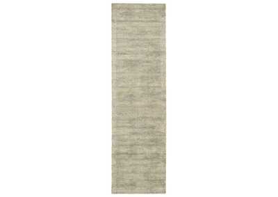 Image for Calvin Klein Home Maya MAY01 Mineral 8' Runner Hallway Rug