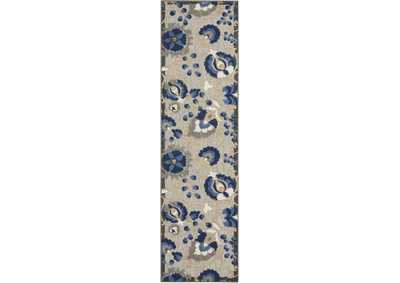 Image for Nourison Aloha 10' Runner Blue Patio Area Rug