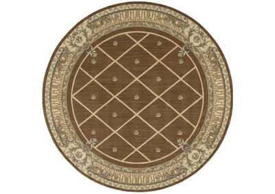 Image for Nourison Ashton House AS03 Beige 8' Round Rug