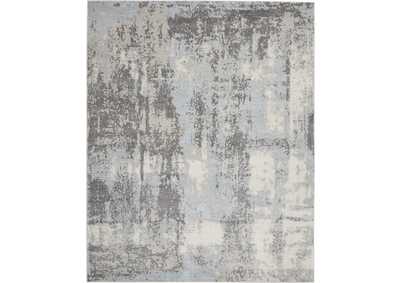 Image for Nourison Etchings 8' x 10' Grey/Light Blue Painterly Area Rug