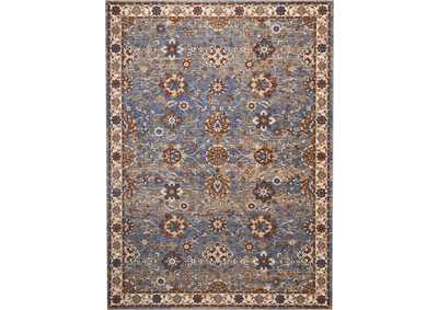 Image for Nourison Lagos LAG04 Light Blue Multicolor 8'x12' Oversized Low-pile Rug