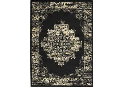 Image for Nourison Grafix GRF14 Black and White 5'x7' Area Rug