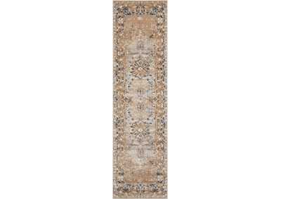 Image for kathy ireland Home Malta MAI05 Beige 8' Runner Hallway Rug