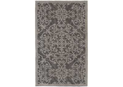 Image for Nourison Damask 2' X 4' Grey Vintage Area Rug