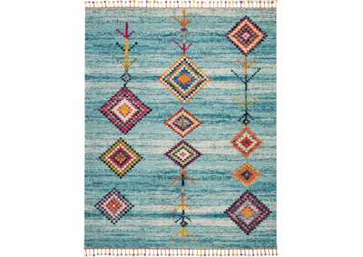 Image for Nourison Nomad NMD04 Aqua Multicolor 9'x12' Oversized Rug