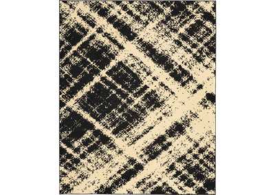 Image for Nourison Grafix GRF01 Black and White 8'x10' Large Rug