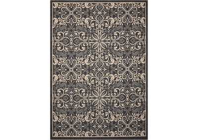 Image for Nourison Caribbean CRB12 Black 5'x8' Area Rug