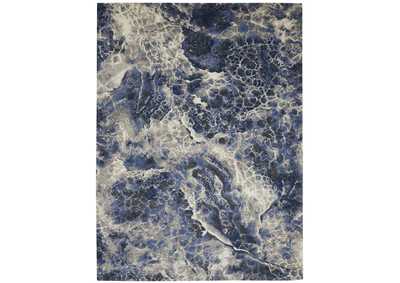 Image for Calvin Klein Gradient 8' x 10' Blue and Grey Artistic Area Rug