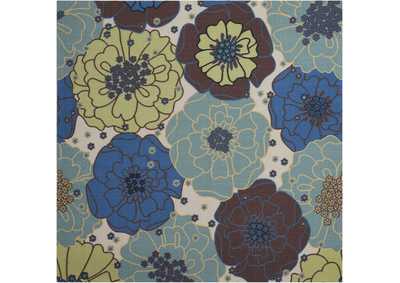 Image for Nourison Home & Garden RS021 Blue 7' Square Rug