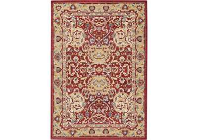 Image for Nourison Majestic 6'x8' Red and Gold Persian Area Rug