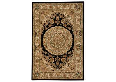 Image for Nourison 2000 2233 Black 4'x6' Area Rug