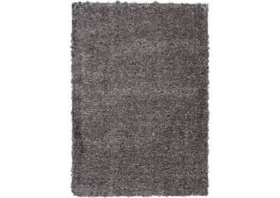 Image for Nourison Luxe Shag LXS01 Charcoal Grey 9'x12' Oversized Rug