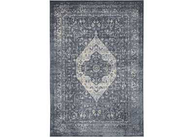 Image for Malta by kathy ireland Home MAI11 Navy 4'x6' Area Rug