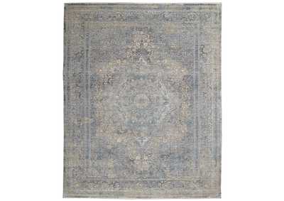 Image for Nourison Starry Nights 8' x 10' Cream and Blue Vintage Area Rug