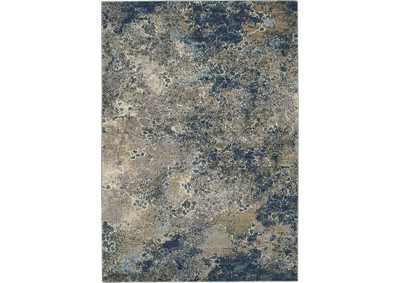 Image for Nourison Artworks ATW02 Blue and Grey 6'x8' Abstract Area Rug