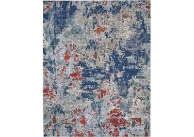 Image for Nourison Artworks ATW01 Blue and Red 10'x13' Rug