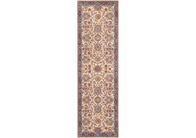Image for Nourison Lagos LAG04 Cream Multicolor 8' Runner Low-pile Hallway Rug