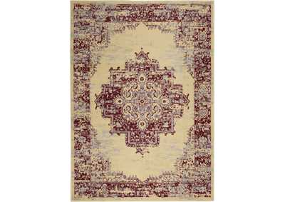Image for Nourison Grafix GRF14 Red and White 5'x7' Area Rug