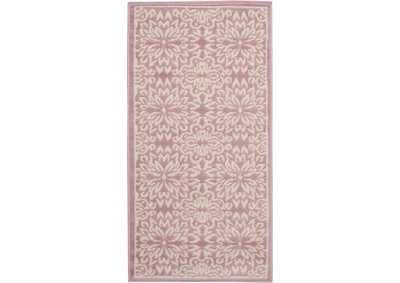 Image for Nourison Jubilant 2' x 4' Small Pink Floral Area Rug
