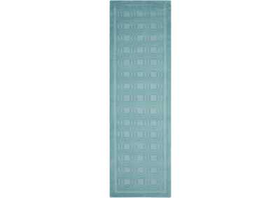 Image for Nourison Westport WP32 Blue 8' Runner Hallway Rug