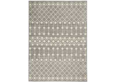Image for Nourison Grafix 5'x7' Grey Area Rug