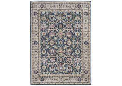 Image for Nourison Ankara Global ANR13 Navy Blue Multicolor 4'x6' Persian Area Rug