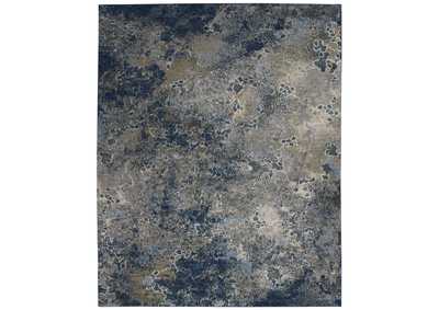 Image for Nourison Artworks ATW02 Blue and Grey 9'x12' Rug