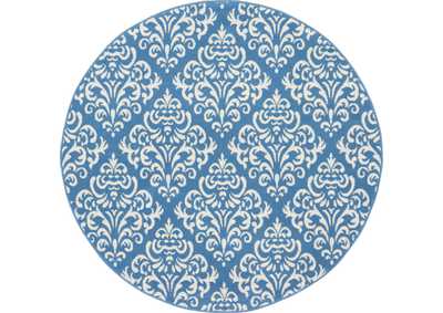 Image for Nourison Grafix GRF06 Blue 5' Round Area Rug