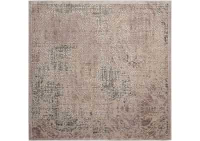 Image for Nourison Graphic Illusions GIL09 Grey 7' Square Rug